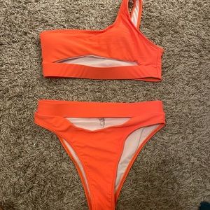 Orange Bathing Suit